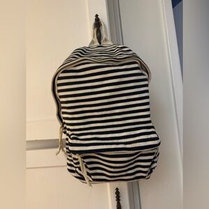 Striped Backpack